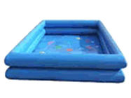 Mobile Indoor Square Shaped Kids Inflatable Pool for Home Using