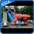 Inflatable Gorilla Kongo Crazy Fight with Dinosaur Giant Slide