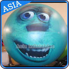 Large Inflatable Helium Balloon with UV protected printing , Sphere with Eyes Logo