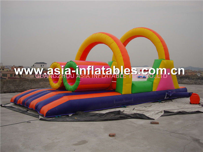 Outdoor Inflatable Obstacle Course Games, Exterme Inflatables Fun For Kids