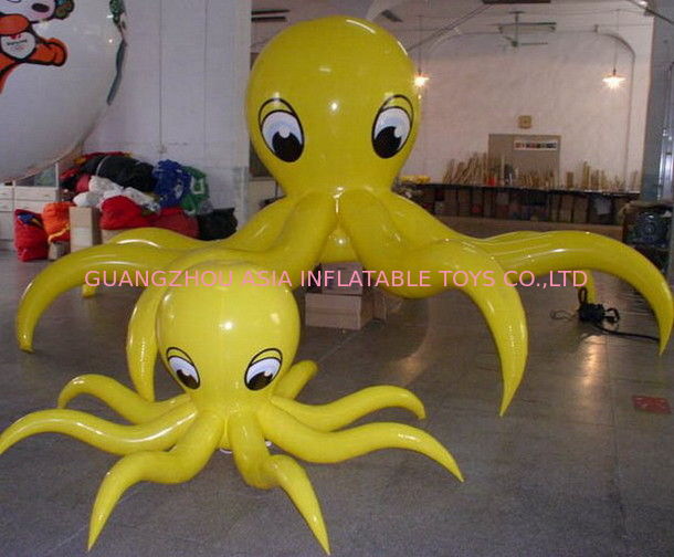 Popular lovely octopus inflatable balloon, inflatable helium blimp